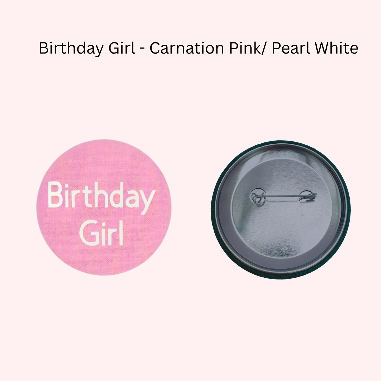 Birthday Fabric Badge - Samples