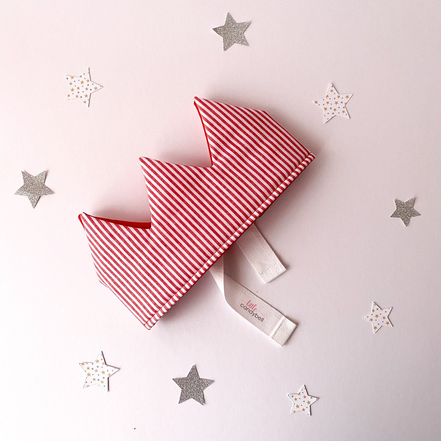 Festive Striped Christmas Crowns