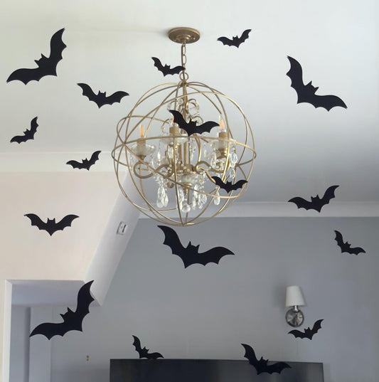 Halloween Bat Reusable Static Cling Vinyl Window Decals