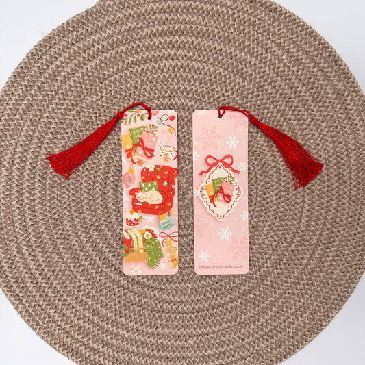 Bookish Christmas Bookmark