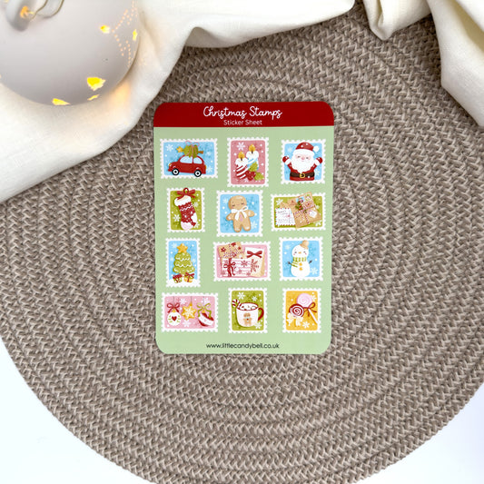 OVERSTOCK - Bookish/ Christmas Sticker Sheets