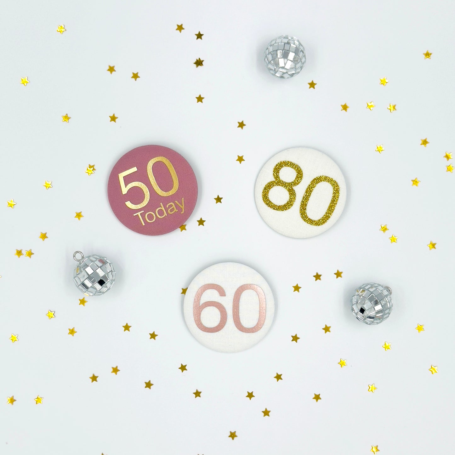 Birthday Number Fabric Badge