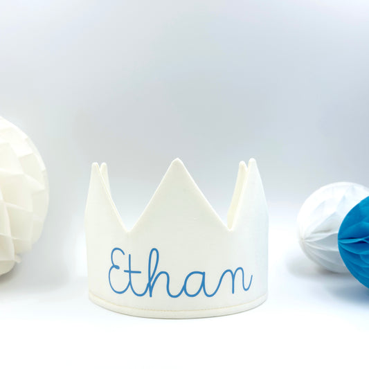 Ivory Personalised Birthday Crown