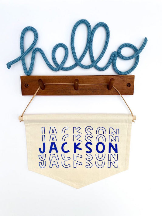 SAMPLE SALE - Nursery Wall Banner- Please read item description before purchasing