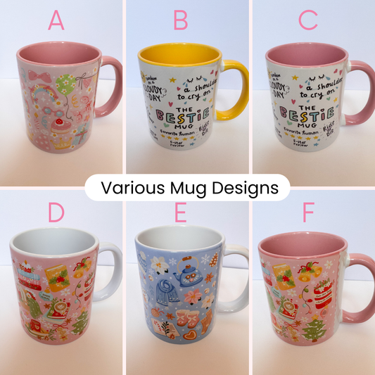 SECONDS - Various Mug Designs