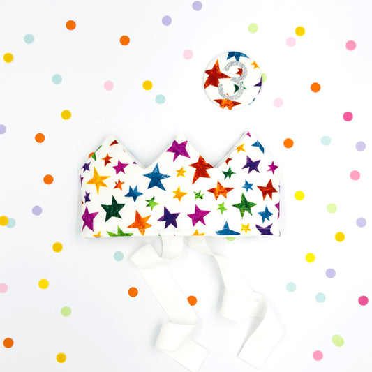 Stars Baby / Toddler Birthday Crown