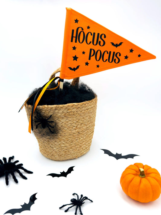 Hocus Pocus Halloween Pennant Flag
