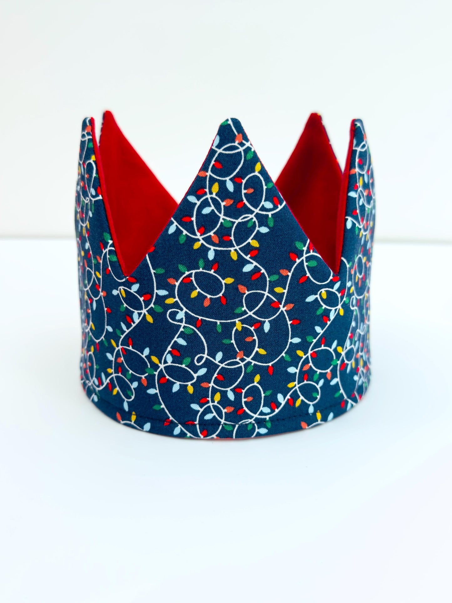Christmas Lights Liberty Print Christmas Crown