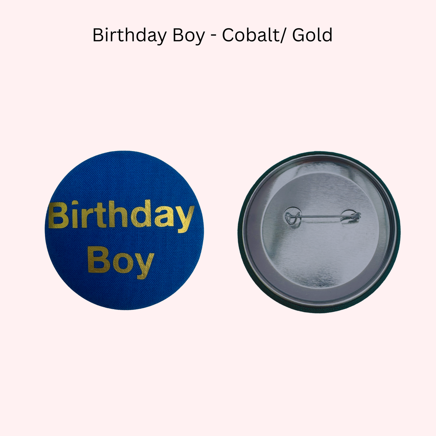 Birthday Fabric Badge - Samples