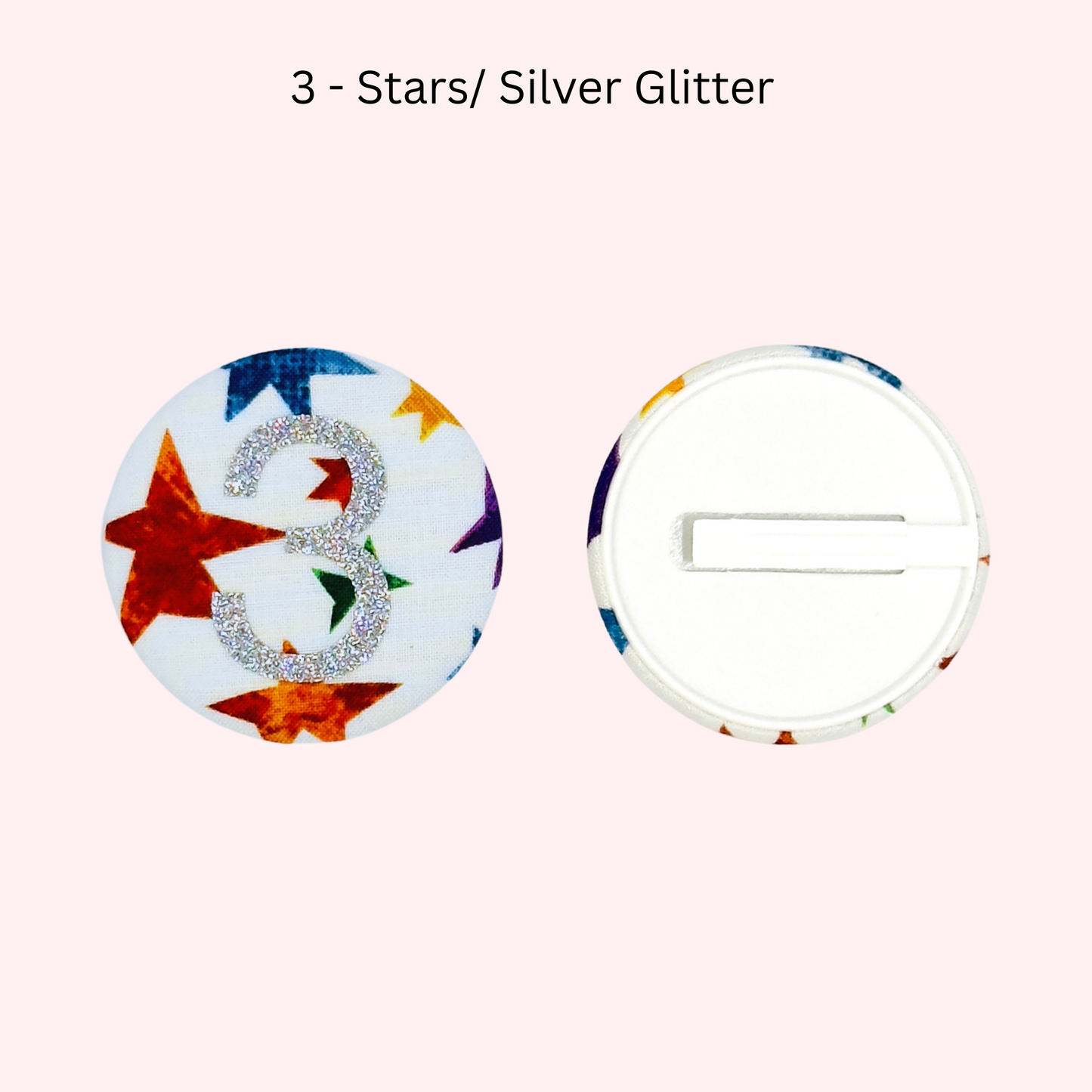 Birthday Fabric Badge - Samples