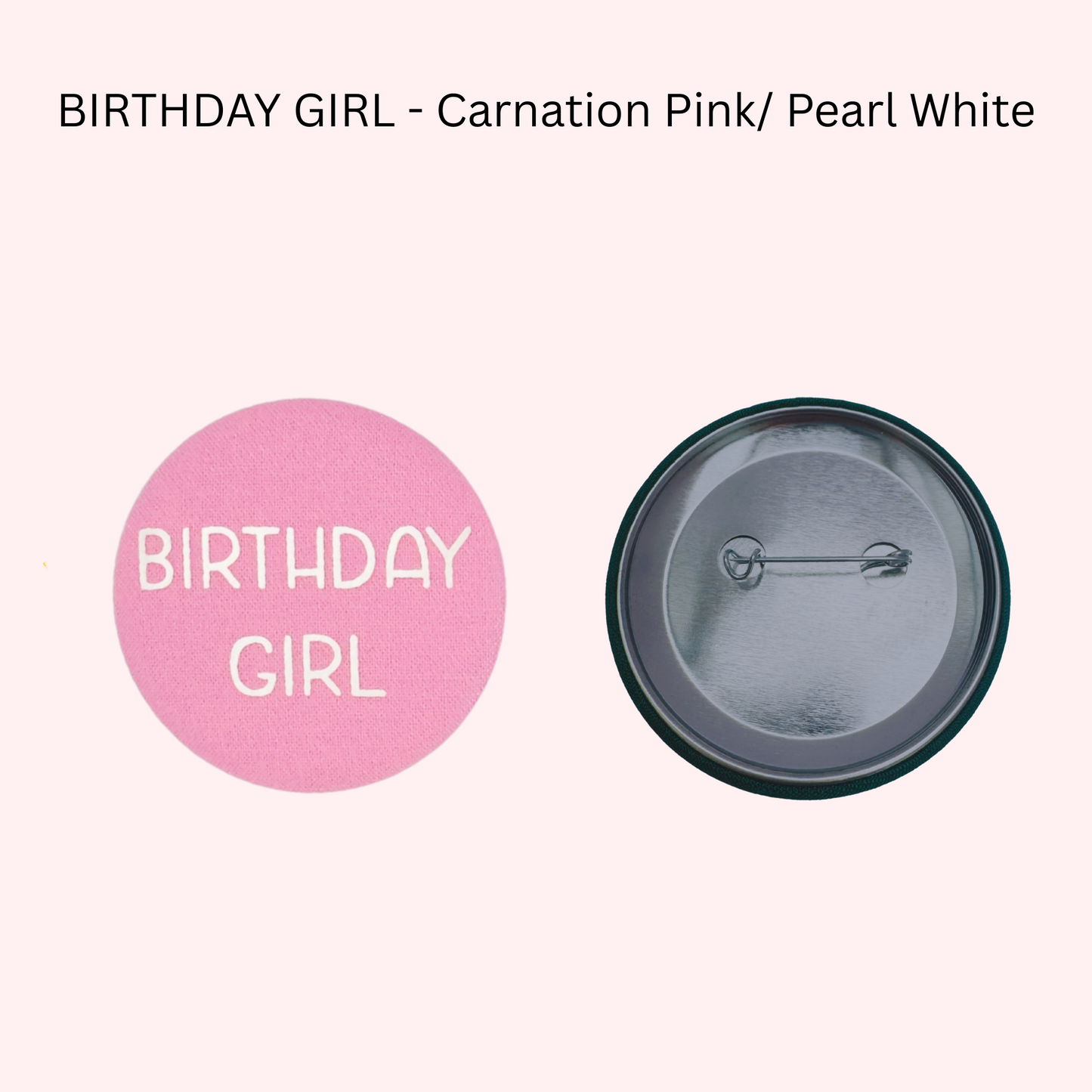 Birthday Fabric Badge - Samples