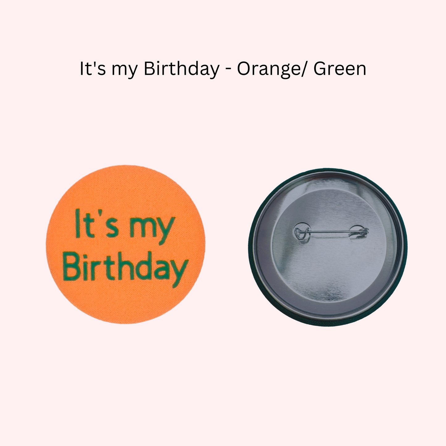 Birthday Fabric Badge - Samples