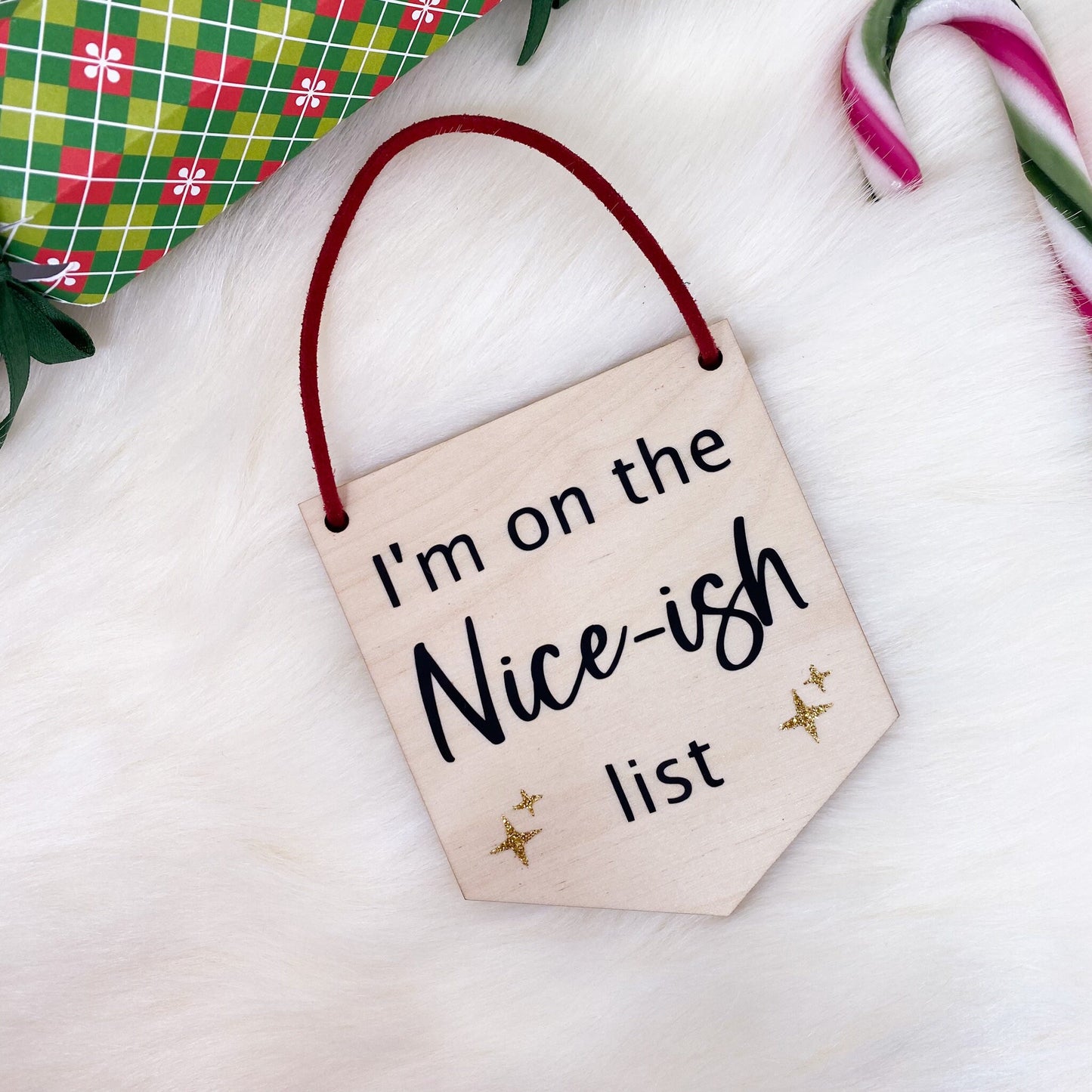 Christmas wooden mini signs