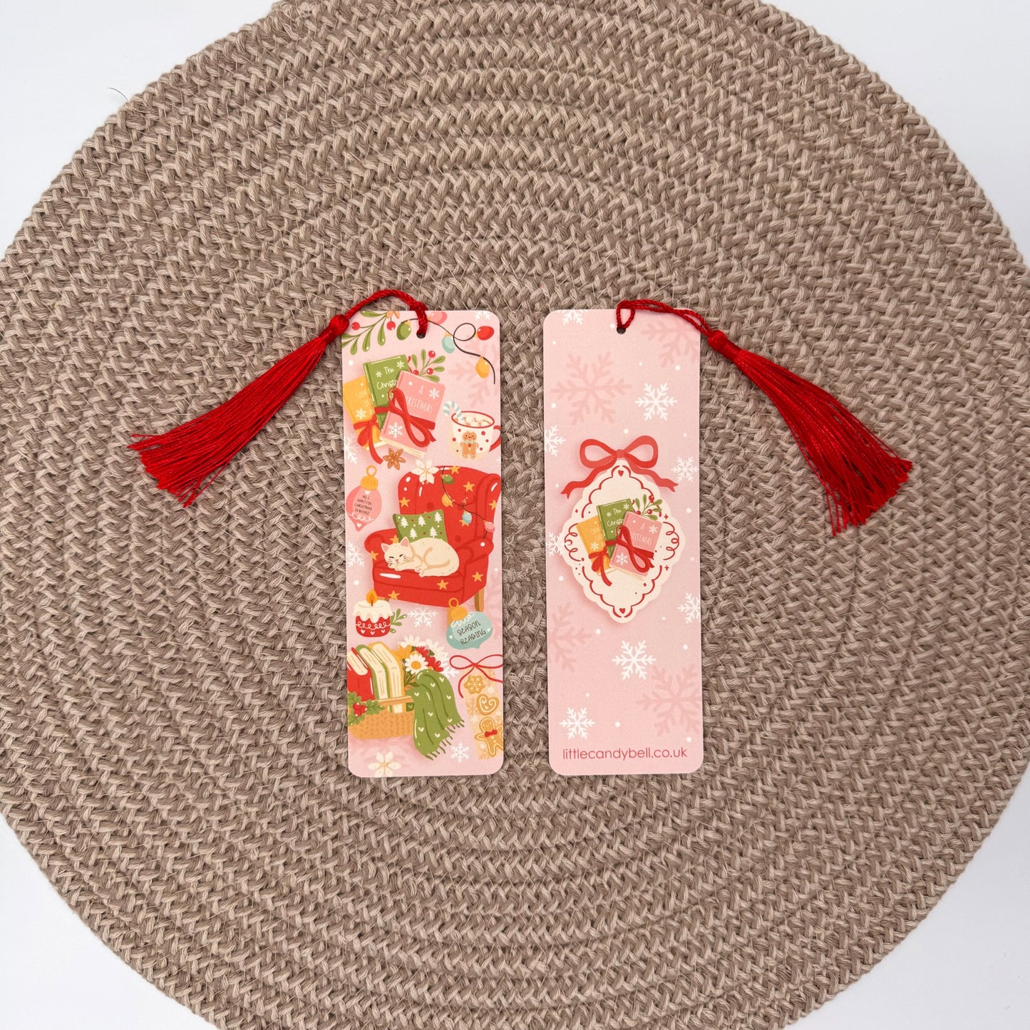 Bookish Christmas Bookmark