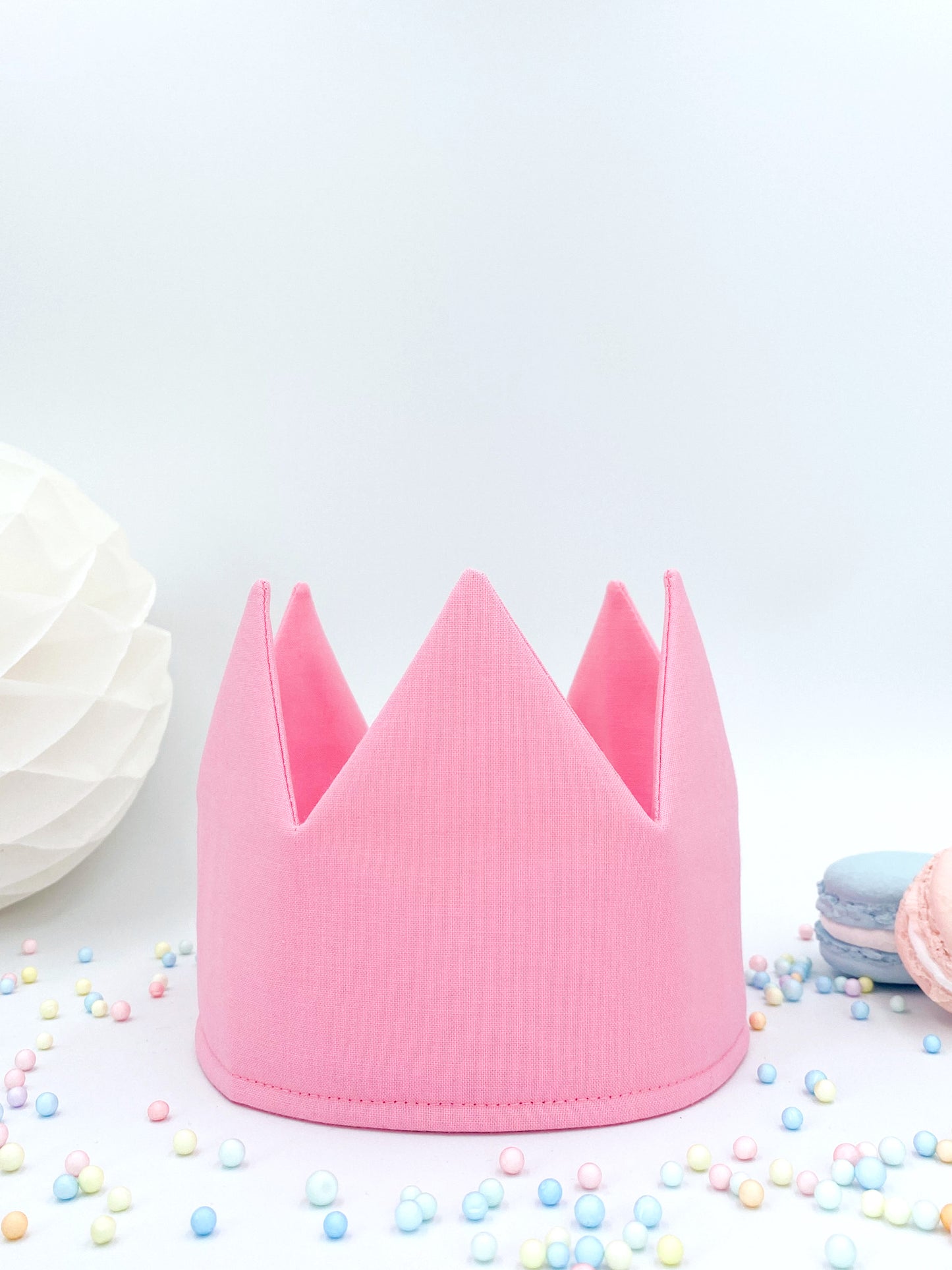 Carnation Pink Personalised Birthday Crown