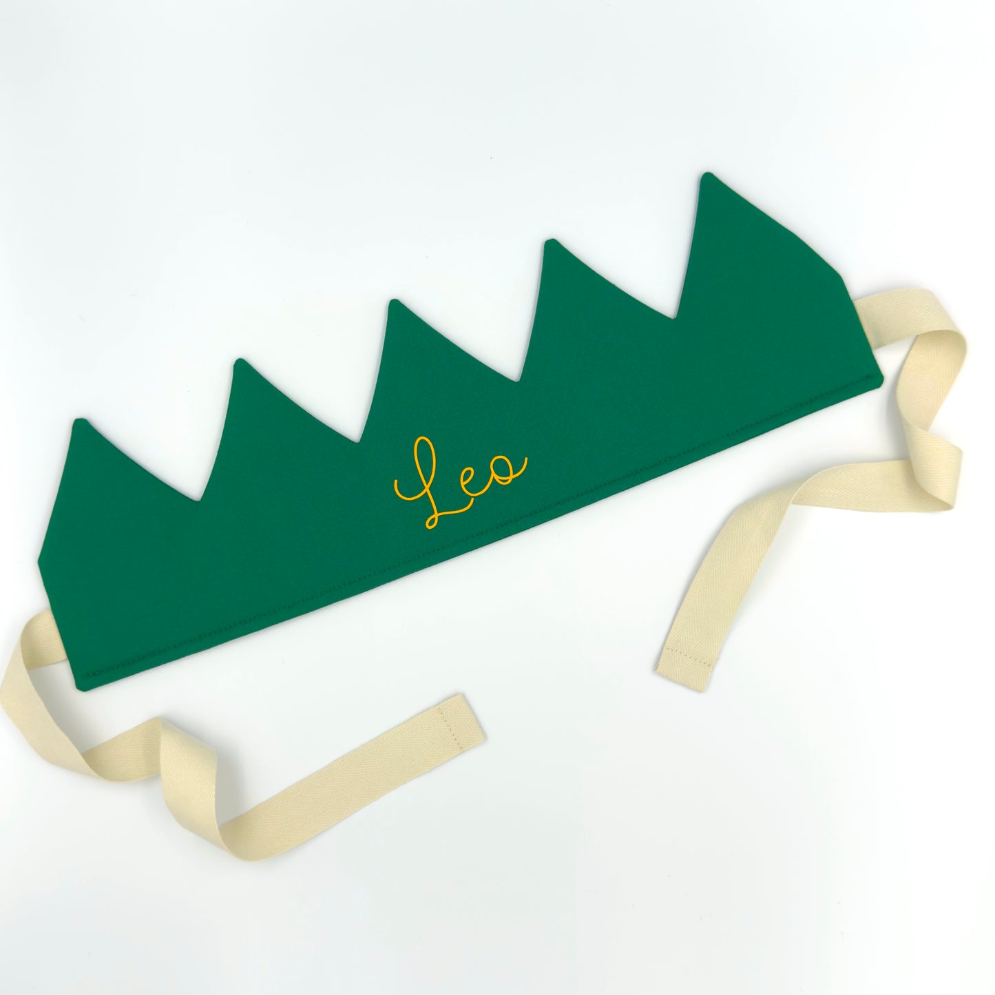 Green Personalised Birthday Crown