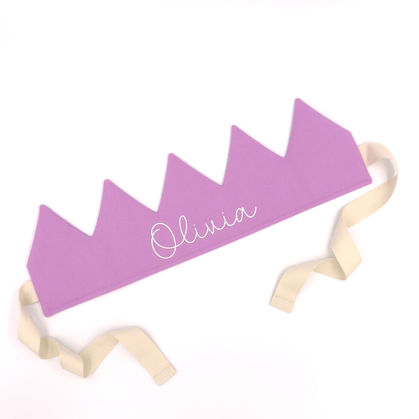 Lilac Personalised Birthday Crown
