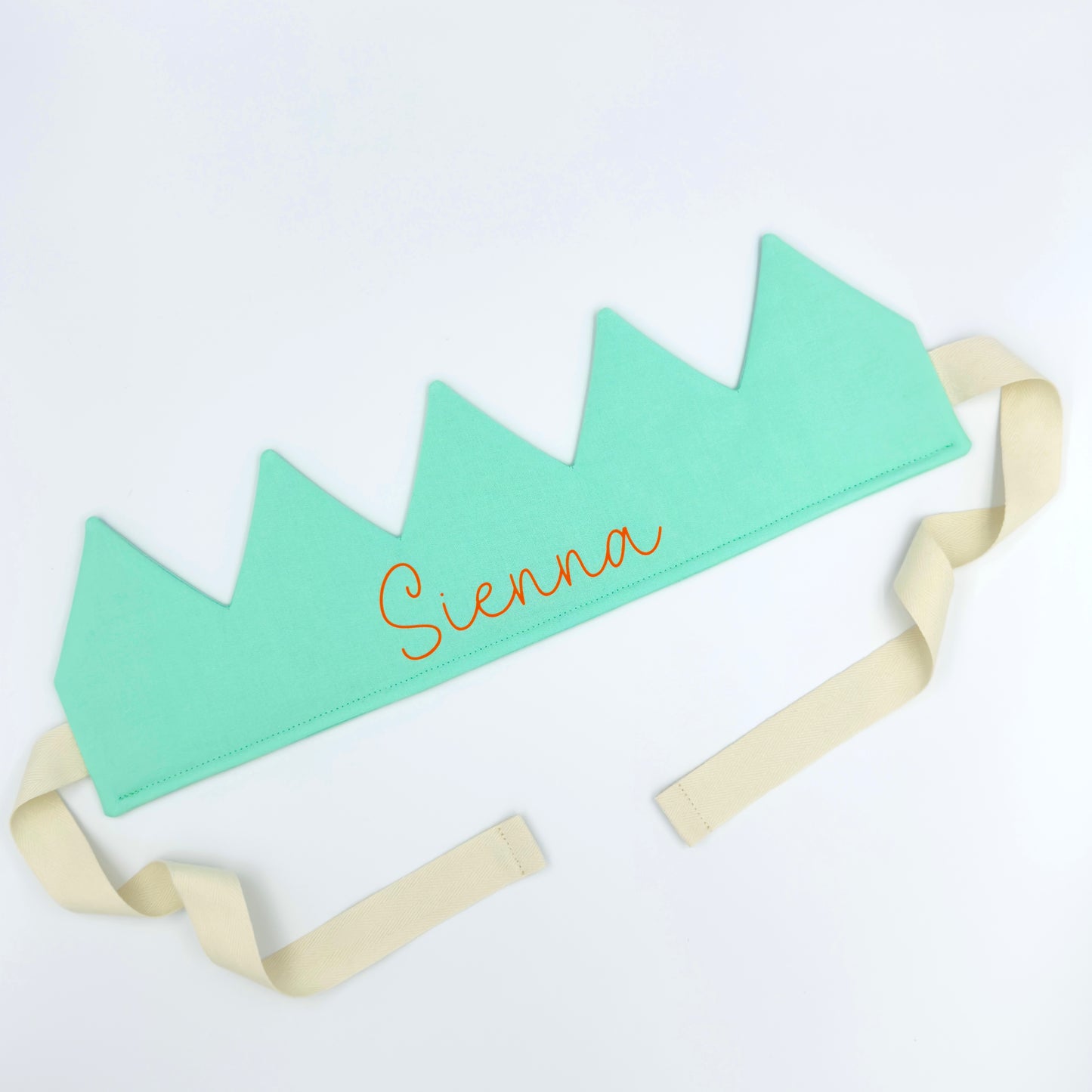 Mint Green Personalised Birthday Crown