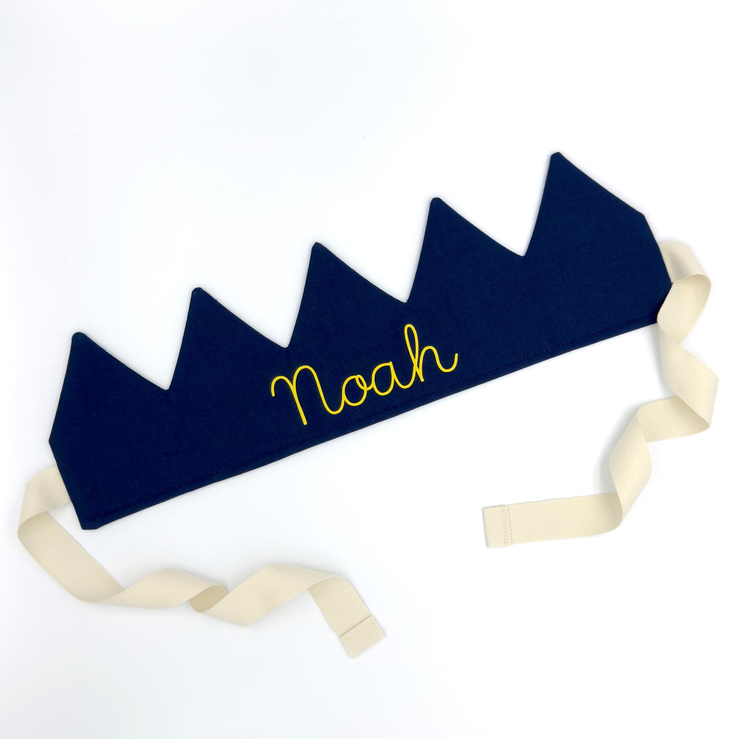 Navy Personalised Birthday Crown