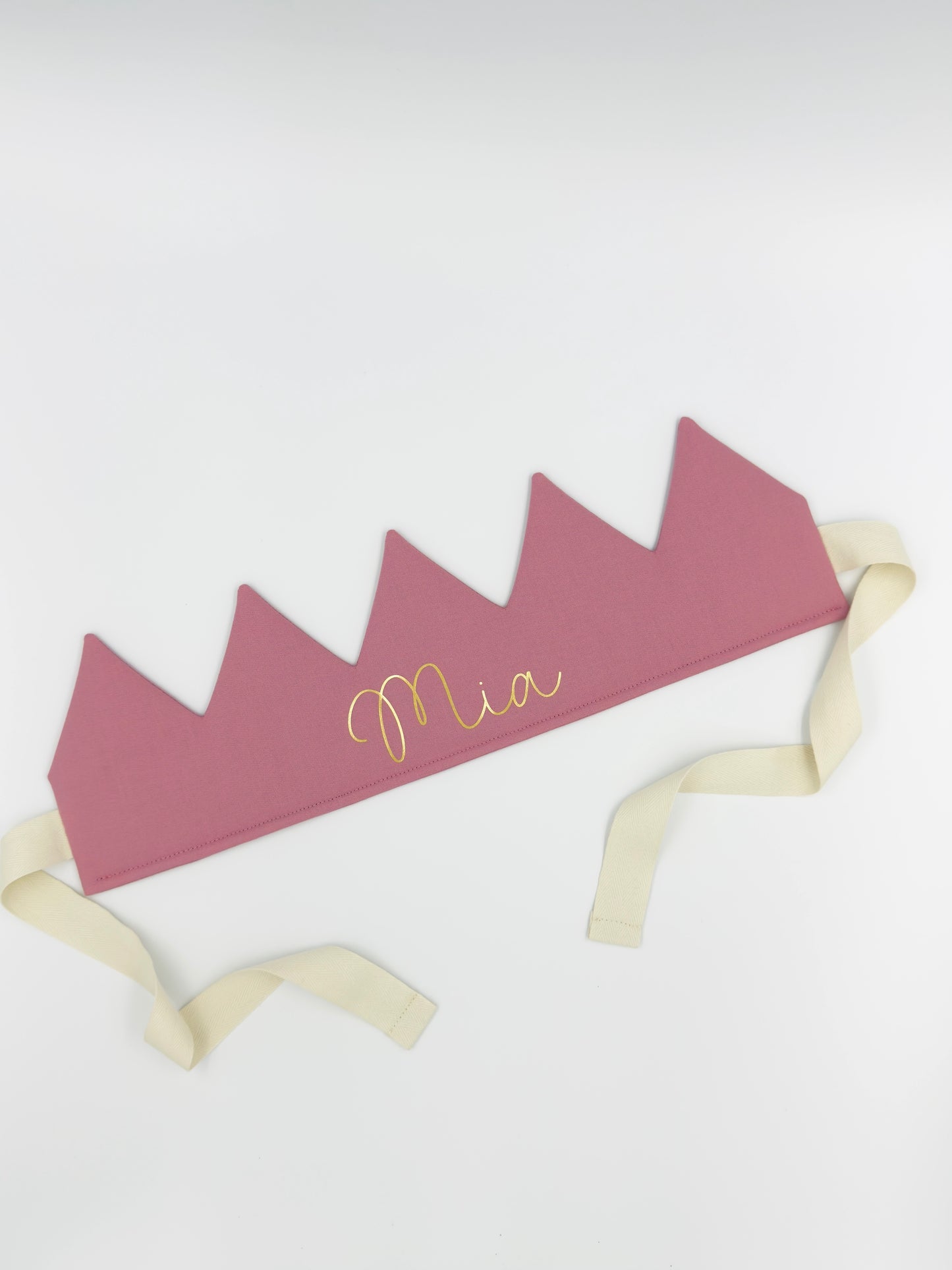 Rose Pink Personalised Birthday Crown