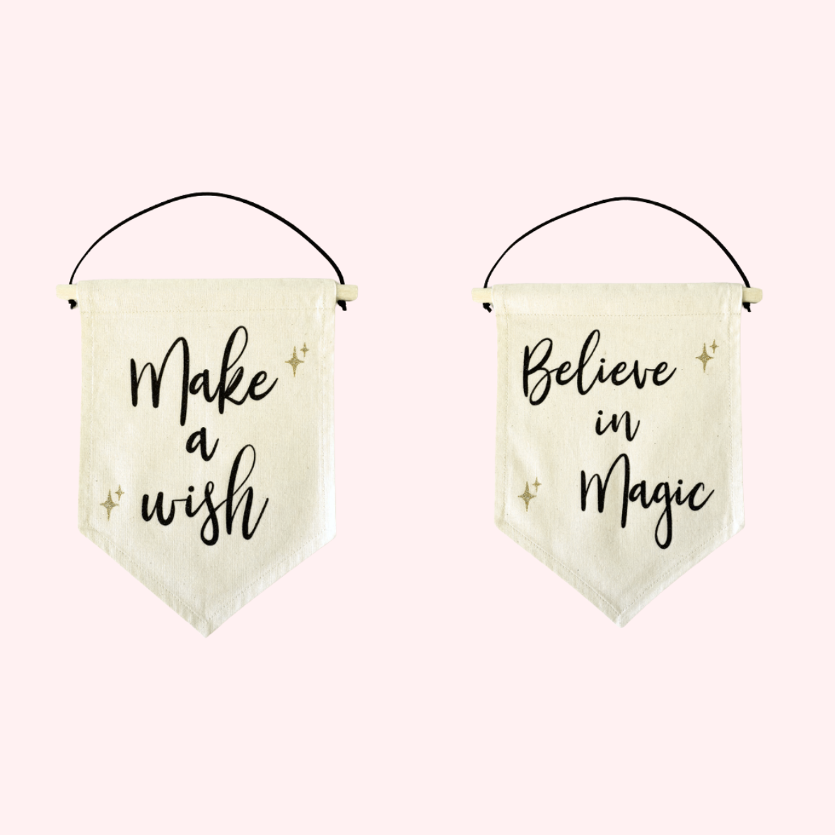 Make a Wish / Believe in Magic Wall Banners