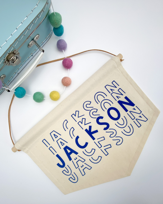 SAMPLE SALE - Nursery Wall Banner- Please read item description before purchasing