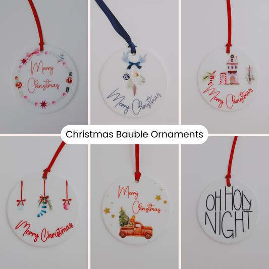 SECONDS - Ceramic Ornament Bauble