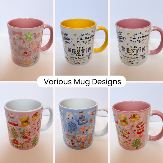 SECONDS - Various Mug Designs