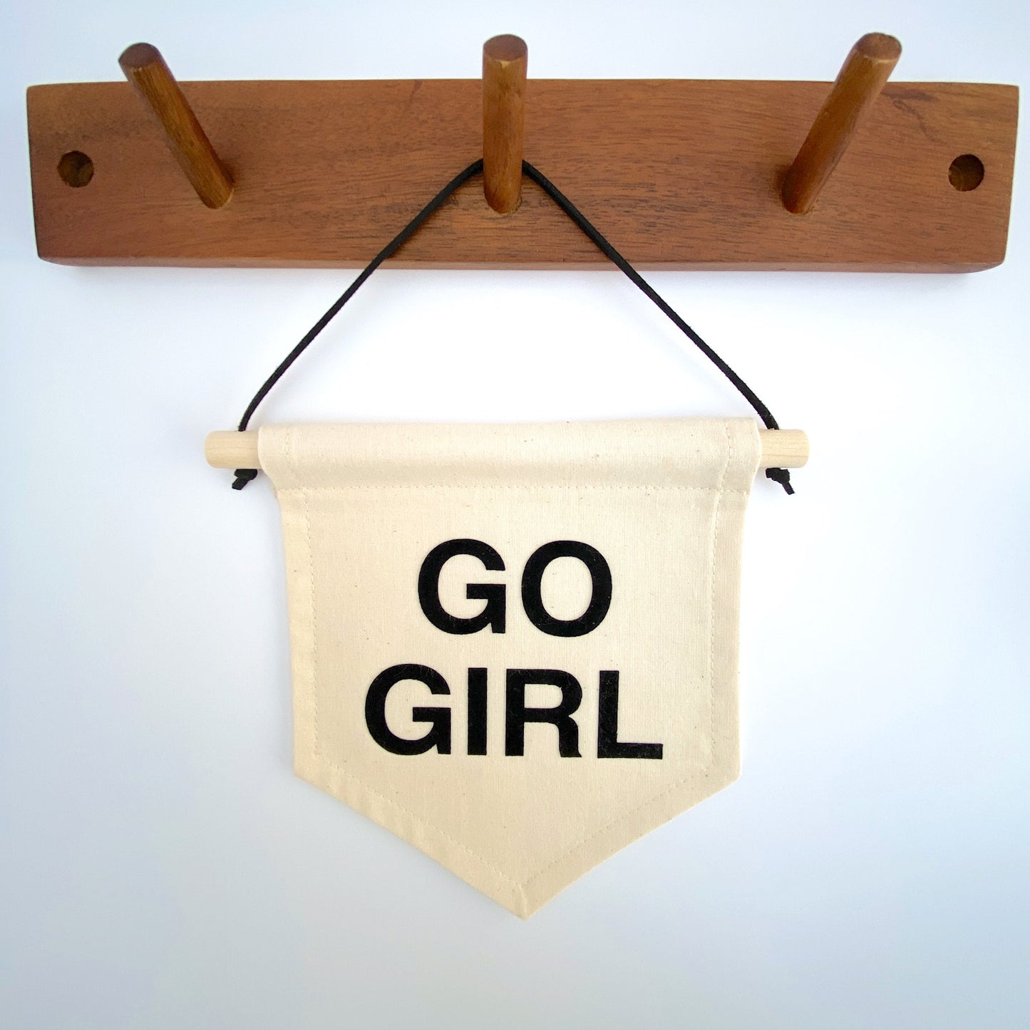 GO GIRL Fabric Wall Banner