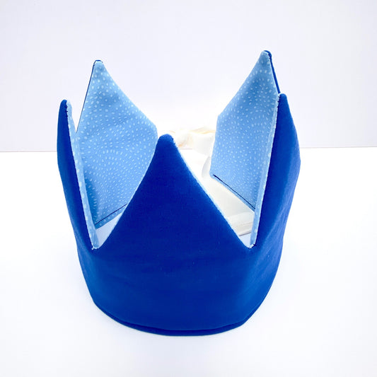 Cobalt Blue Reversible Crown