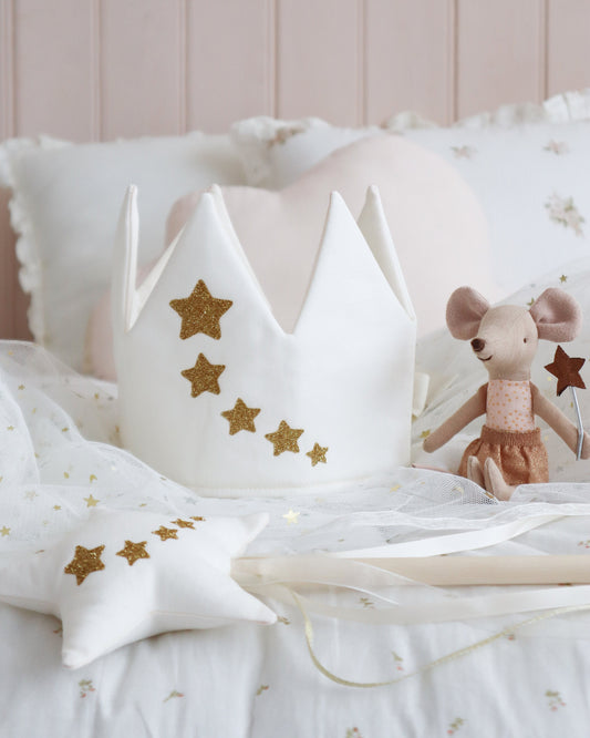 Ivory with Stars Birthday Party Crown